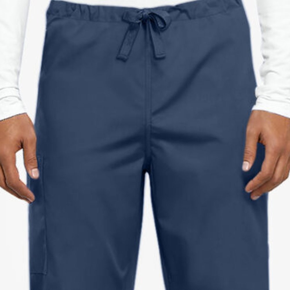 Cherokee Workwear Unisex Drawstring Cargo Scrub Pants – Size M - Picture 2 of 8